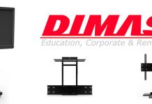 Nuevo soporte para display con ruedas MIF FLEX de DIMASA soporte para Display con ruedas