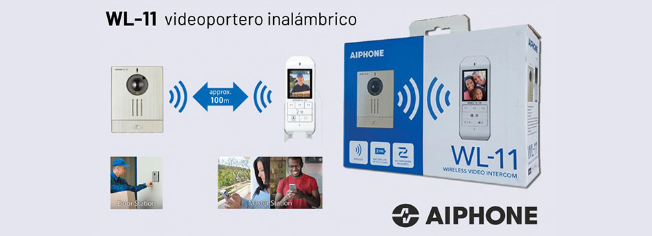 Videoportero inalámbrico WL-11 de AIPHONE para tu hogar