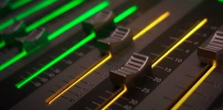 mesas de mezcla de sonido profesional