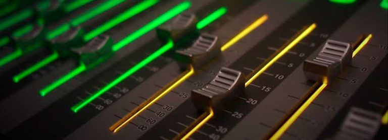 mesas de mezcla de sonido profesional
