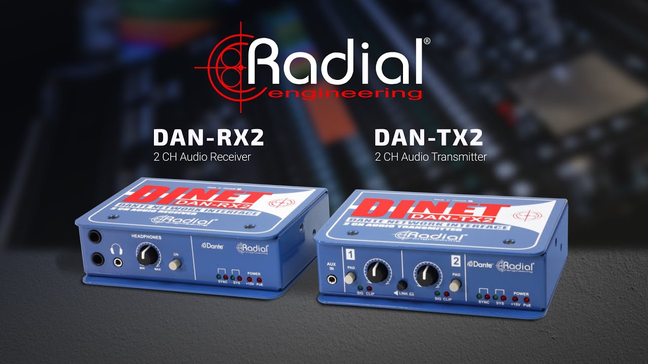 audio a través de Dante o AES67