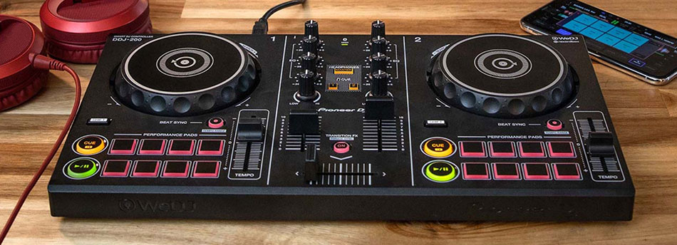 Controlador Inteligente DDJ-200 y app gratuita WeDJ