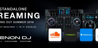 streaming de música en los equipos PRIME de DENON DJ