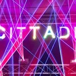 Show láser con Cittadini Láser en la Feria de Music Inside Rimini Show láser con Cittadini Láser en la Feria de Music Inside Rimini