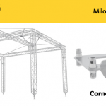 Soporte de esquina de truss de MILOS, construcción rápida del techo