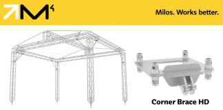 Soporte de esquina de truss de MILOS, construcción rápida del techo