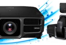 Proyector láser con óptica ultra corta de EPSON con Dimasa proyector láser con óptica ultra corta