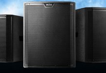 Alto Professional proporciona sonido con una base sólida con sus nuevos subgraves autoamplificados serieTS3 subgraves autoamplificados serieTS3