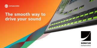 Dynacord SONICUE software de gestión de equipo de sonido para directo