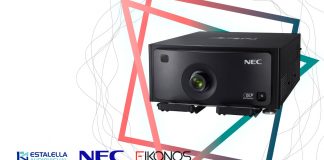Instalación de un proyector láser NEC