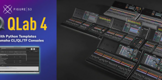 Control de QLab con plantillas Python script  para consolas CL/QL/TF