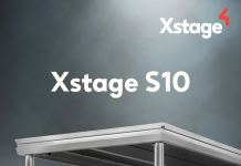 Plataforma de escenario Xstage S10, ahora con más prestaciones ….