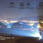 Showlaser en Dolmenes en Antequera, por Cittadini Laser Showlaser en Dolmenes en Antequera