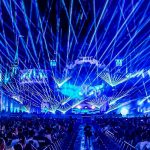 Laser Show con láser de Cittadini en el Medusa Festival laser show con láser de Cittadini