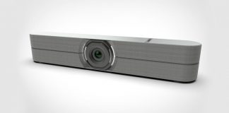 cámara con audio integrado para videoconferencias