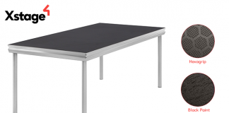 Tarimas de escenario Xstage S10 hexagrip