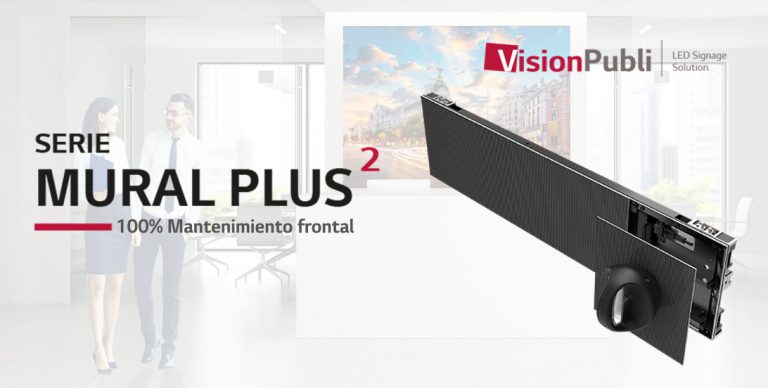 Serie de Pantallas LED Interior Mural Plus2