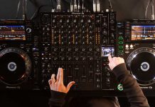 Mesa de mezclas de club de 6 canales DJM-V10