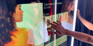 probador interactivo para Smart Retail
