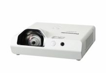 Proyectores audiovisuales de corta distancia Serie TW, permiten escribir en una imagen proyectada Proyectores audiovisuales de corta distancia