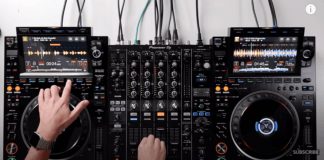 Mesa de mezclas DJ profesional de 6 canales DJM-V10-LF