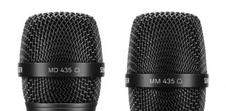 Micrófono vocal cardioide MD 435 alámbrico y cápsula MM 435 de Sennheiser