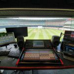 Procesador de sistema de audio 4REA4 de DiGiCo en el Estadio Melbourne Cricket Ground Procesador de sistema de audio 4REA4 de DiGiCo