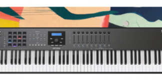 Teclado controlador híbrido de 88 teclas Arturia Keylab 88 MKII Black Edition
