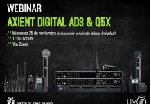 Webinar sobre los sistemas inalámbricos digitales Axient Digital