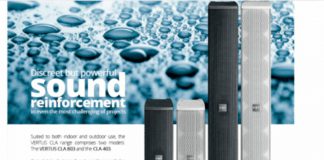 Columnas Line-Array VERTUS CLA de FBT