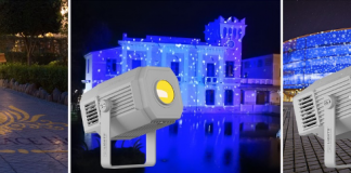 Proyectores de imágenes para aplicaciones arquitecturales Mosaico de Prolights