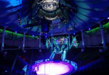 Los polipastos SR10 de alta calidad STAGEMAKER en el Circo Nikulin del bulevar Tsvetnói, en Moscú polipastos SR10 de alta calidad STAGEMAKER