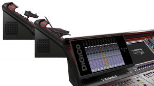 consola Quantum225 de DiGiCo para la instalación audiovisual 