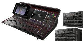 consola Quantum225 de DiGiCo para la instalación audiovisual