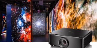 Proyector láser de tiro corto y lente fija de 7.000