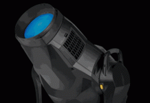 Cabeza móvil con cuchillas de recorte LED y cabeza móvil WASH LED