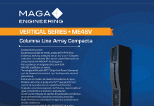 Columna Line Array Compacta de la Serie Vertical
