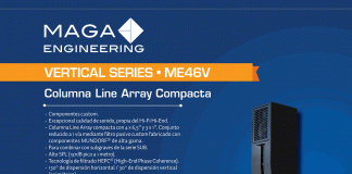 Columna Line Array Compacta de la Serie Vertical