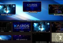 Actualización de software de producción de vídeo para directo de KAIROS Core 1000 Actualización de software de producción de vídeo para directo de KAIROS Core 1000