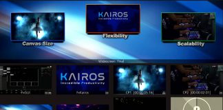 Actualización de software de producción de vídeo para directo de KAIROS Core 1000