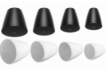 Nuevos altavoces colgantes para instalación de sonido en espacios comerciales DesignMax de Bose Profesional Atavoces colgantes para instalación de sonido en espacios comerciales DesignMax