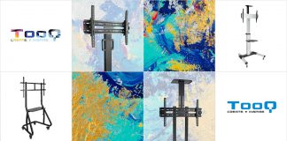 Gama soportes audiovisuales profesionales de suelo