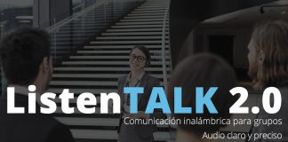 sistema de comunicación inalámbrico ListenTALK
