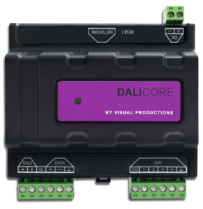 DaliCore  controlador de iluminación inteligente para el protocolo DALI