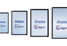 La plataforma de software nsign.tv integrada en las pantallas profesionales de Digital Signage iiyama un acuerdo exclusivo plataforma de software nsign.tv
