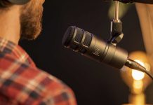 nuevo micrófono dinámico hipercardioide para podcasts y streaming