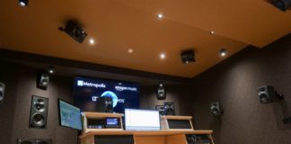 audio inmersivo con los monitores Neumann y sistema Dolby Atmos