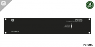 El Gestor PS-630E para alimentación y conmutador de alimentación de emergencia permanente de OPTIMUS