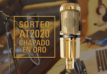 micrófono de condensador cardioide AT2020