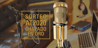 micrófono de condensador cardioide AT2020